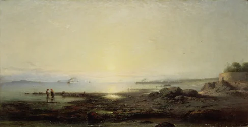 O Firth of Forth de Cramond, 1864